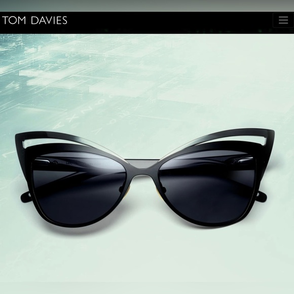 🔥TOM DAVIES🔥”LEXY” Matrix Resurrections Cat Eye Sunglasses, Ltd Edition - Picture 3 of 11